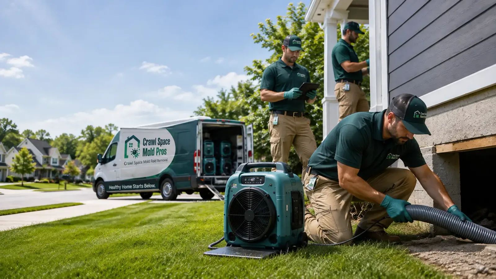 Crawl Space Mold Removal in Katy, TX